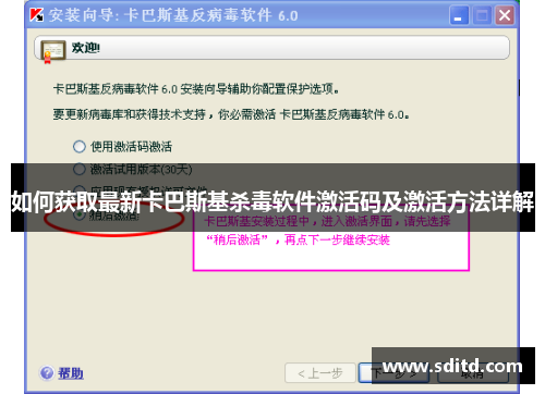 如何获取最新卡巴斯基杀毒软件激活码及激活方法详解